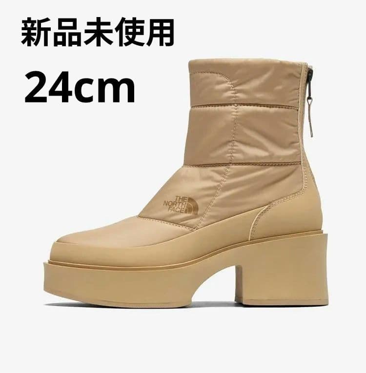 新品未使用☆ ノースフェイス ショートブーツ キルティング ベージュ