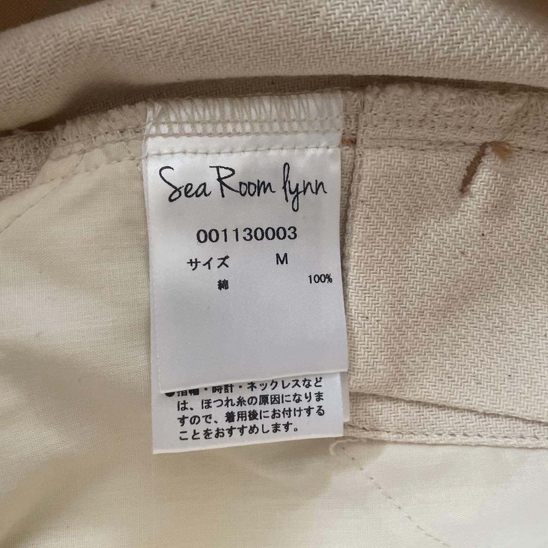 新品タグ SeaRoomlynn ステッチ サロペット オーバーオール ホワイト