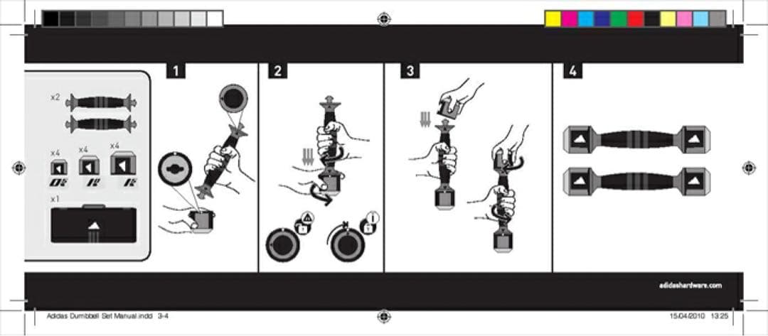 【廃盤品】adidasアディダス デラックス ダンベルセット トレーニング ジム