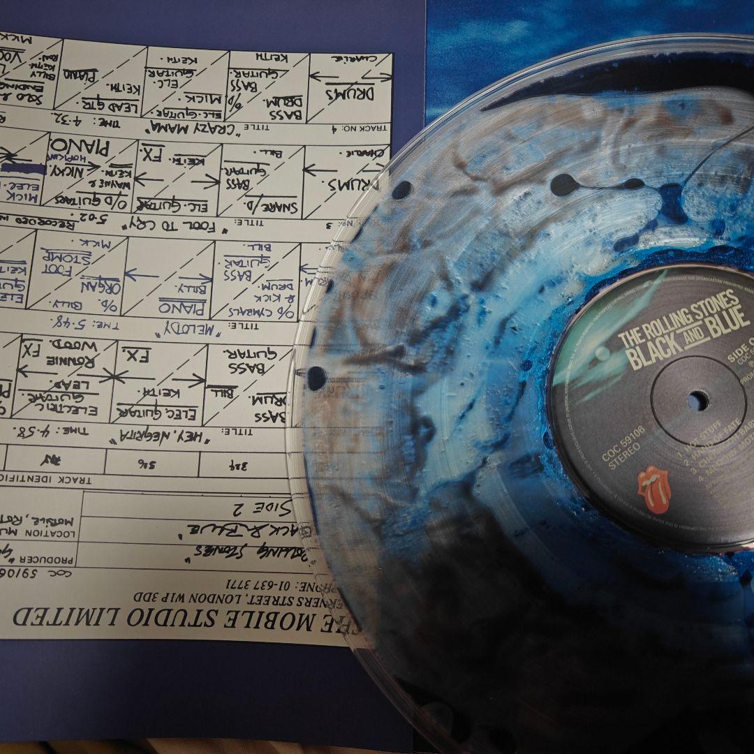 「限定」The Rolling Stones Black and Blue LP