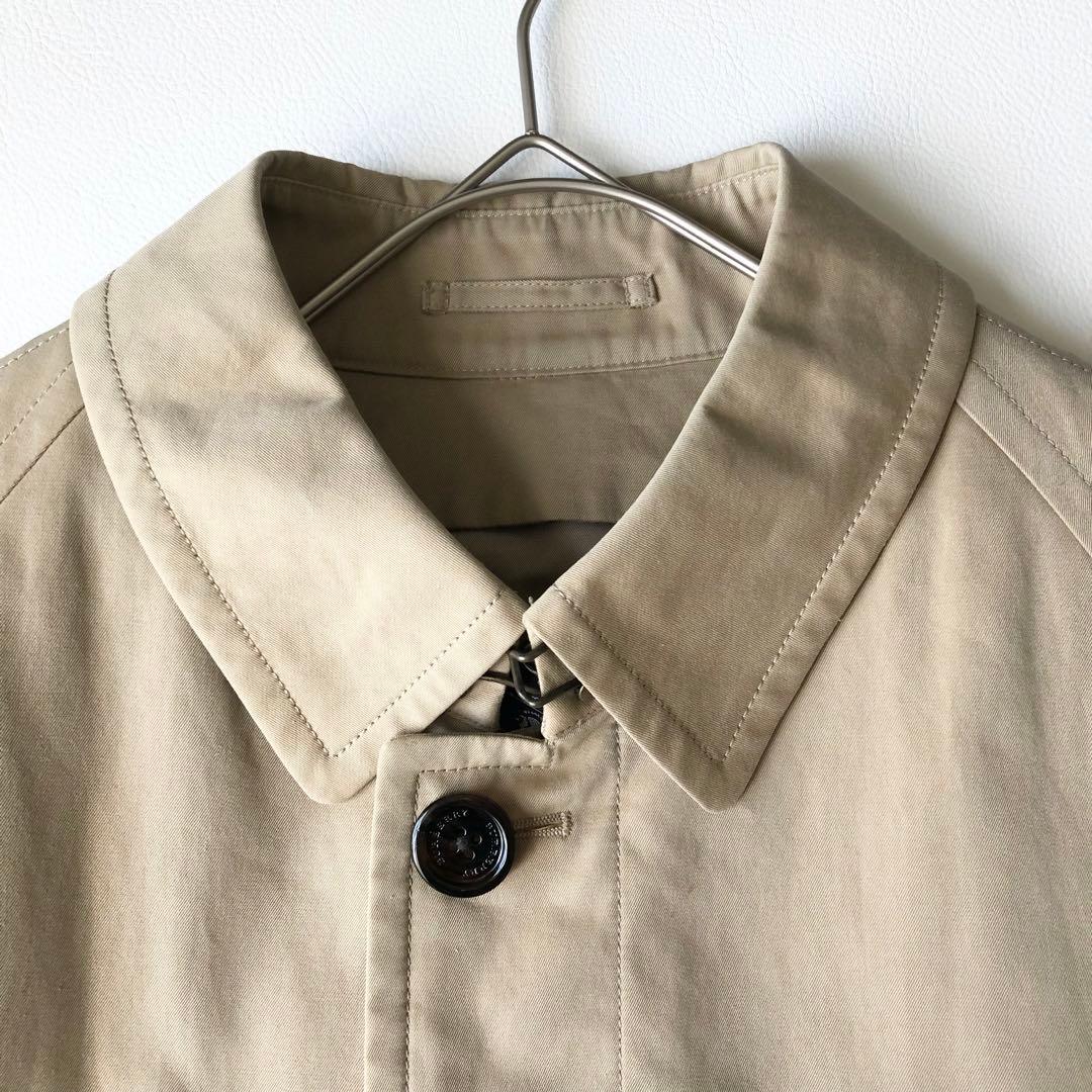 3016yバーバリーロンドン　ライナー付きメガチェックステンカラーコート　M