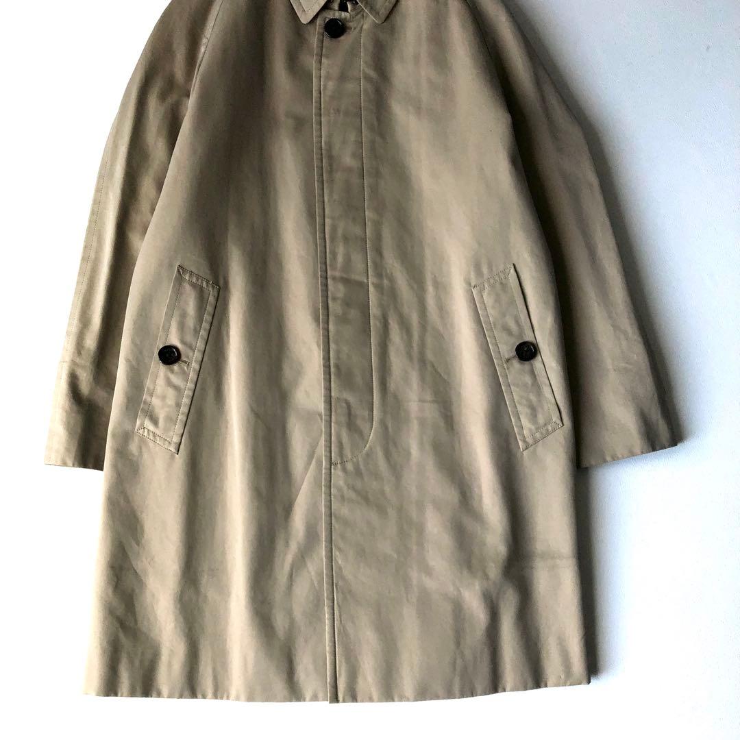 3016yバーバリーロンドン　ライナー付きメガチェックステンカラーコート　M