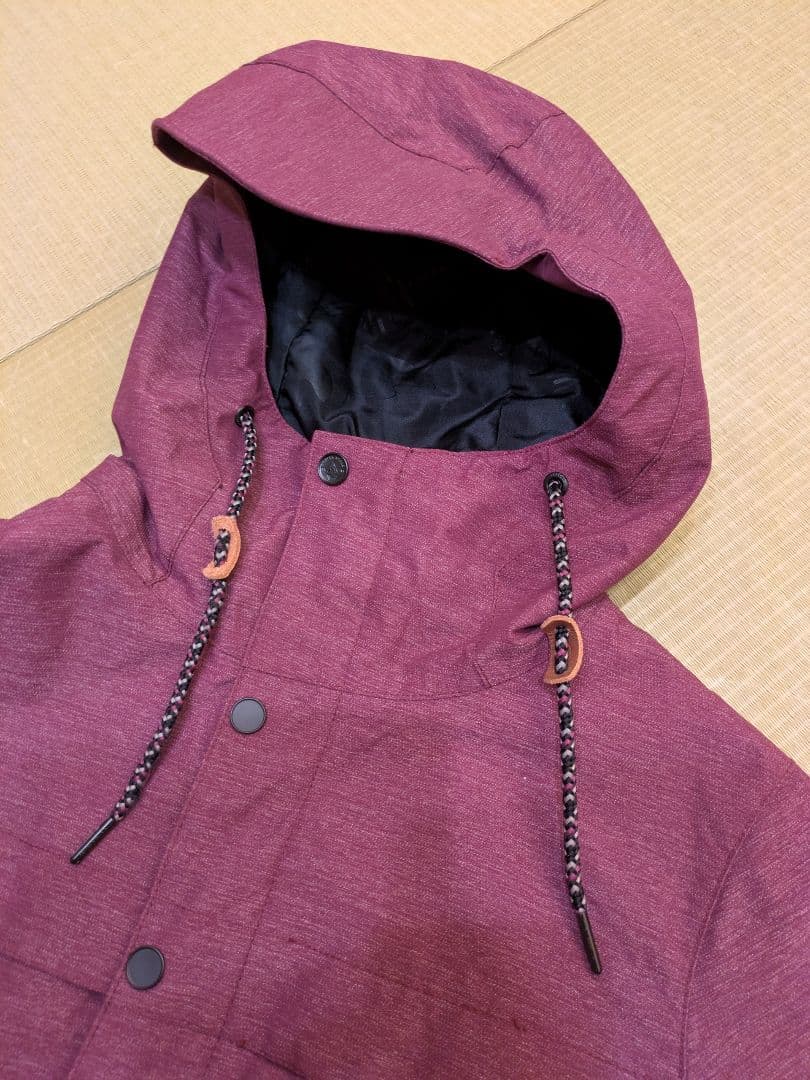 きみこ　ボルコム パープルジャケットとカーキパンツセット