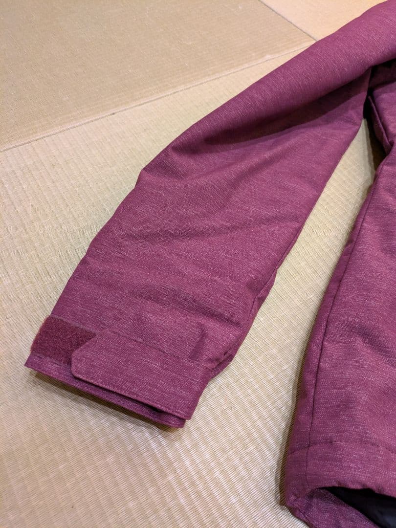 きみこ　ボルコム パープルジャケットとカーキパンツセット