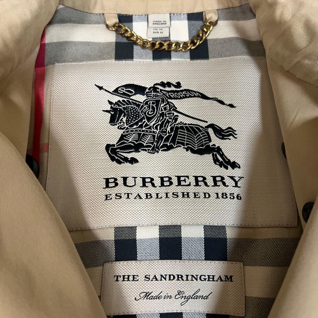 美品✨バーバリー トレンチコート サンドリンガム ノバチェック ベルト付き 希少