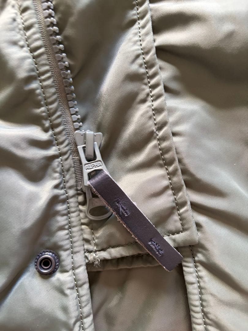 け*ぉ様 ALPHA INDUSTRIES N3-Bフード付きジャケット L 5