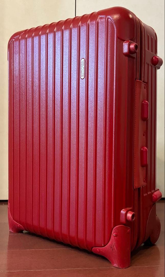 お値下げ！中古 RIMOWA レッド 機内持込可 キャリーケース 855.52