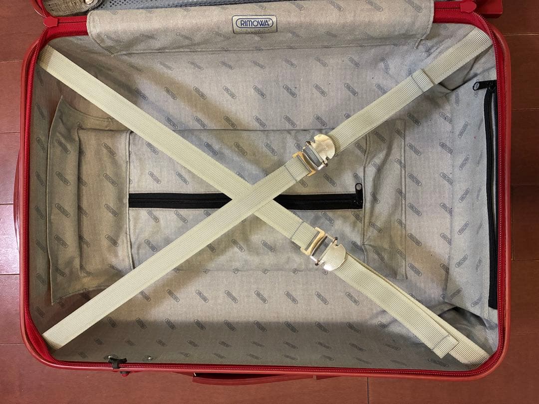 お値下げ！中古 RIMOWA レッド 機内持込可 キャリーケース 855.52