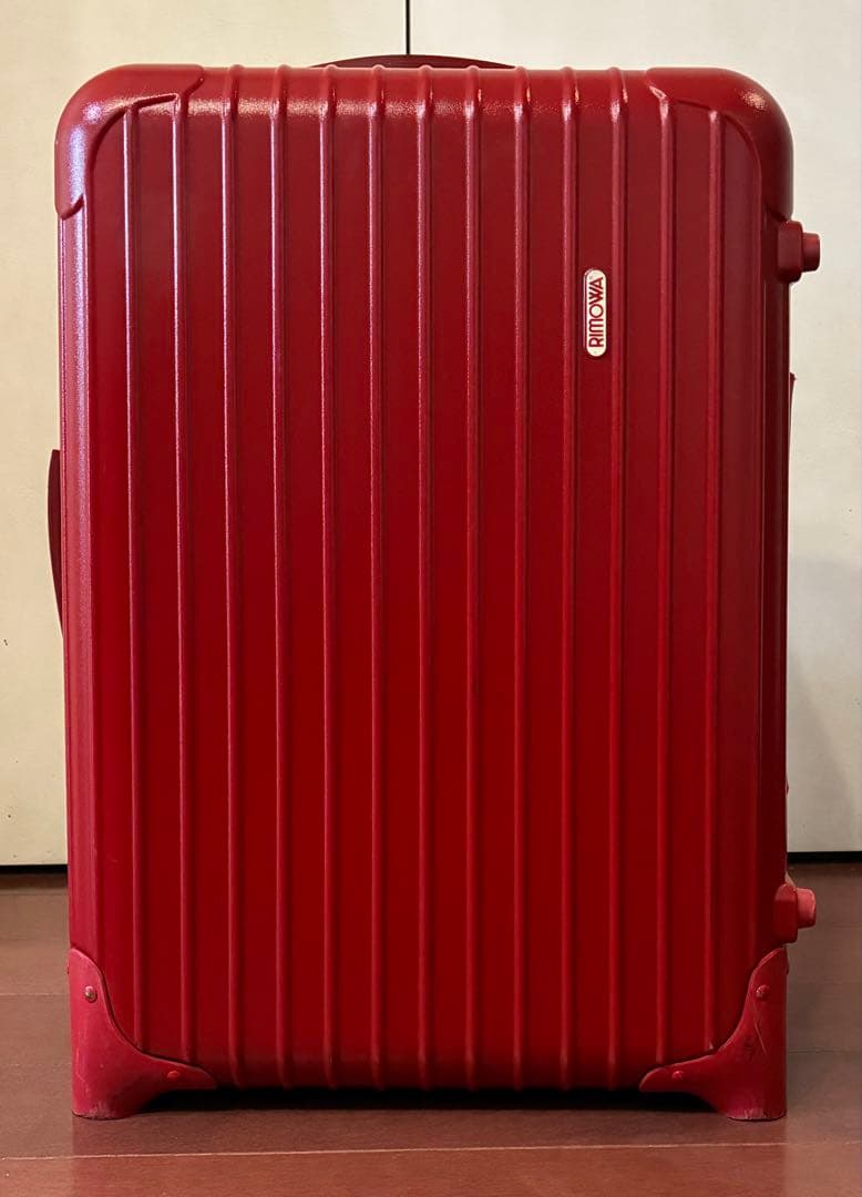 お値下げ！中古 RIMOWA レッド 機内持込可 キャリーケース 855.52