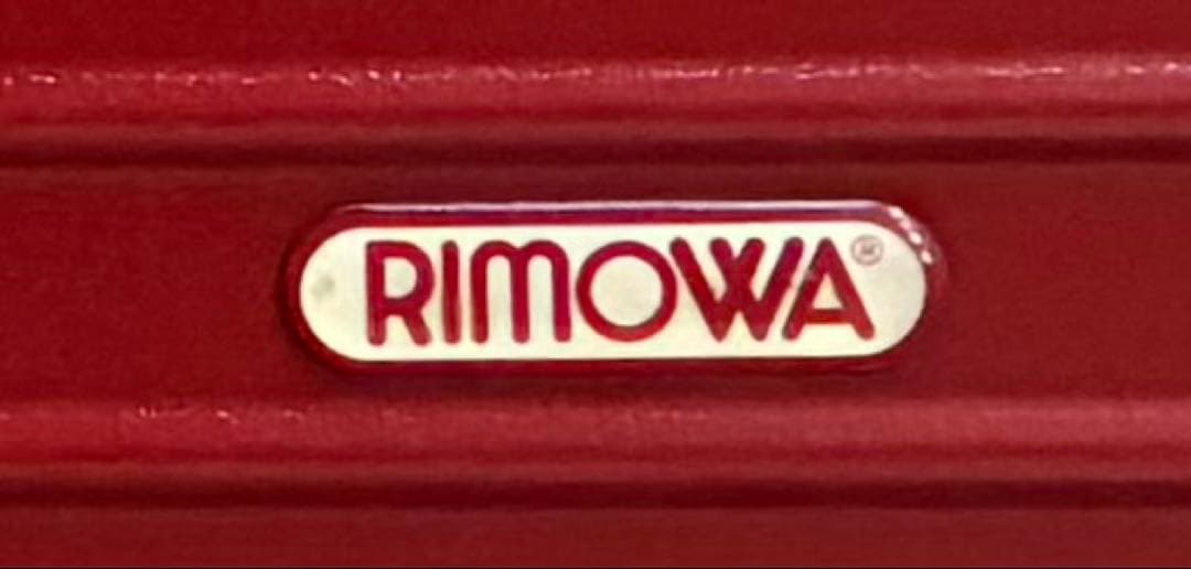 お値下げ！中古 RIMOWA レッド 機内持込可 キャリーケース 855.52