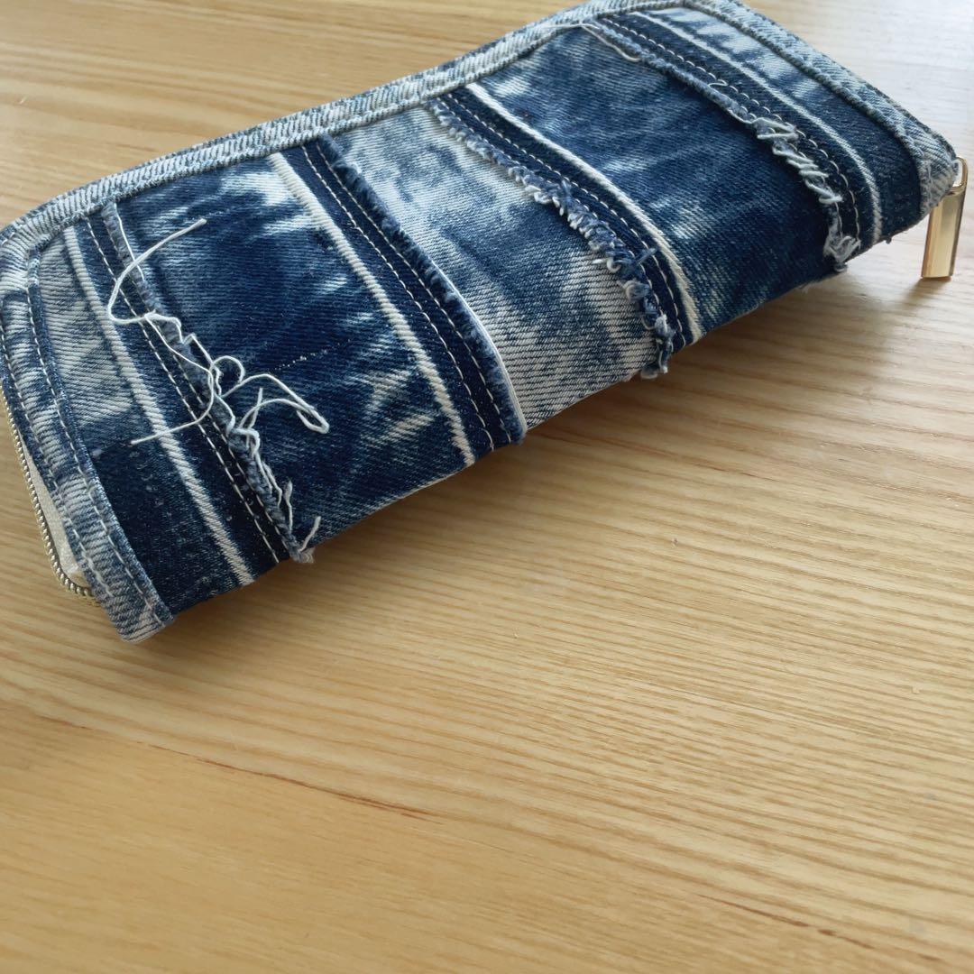 デニムリメイク 長財布