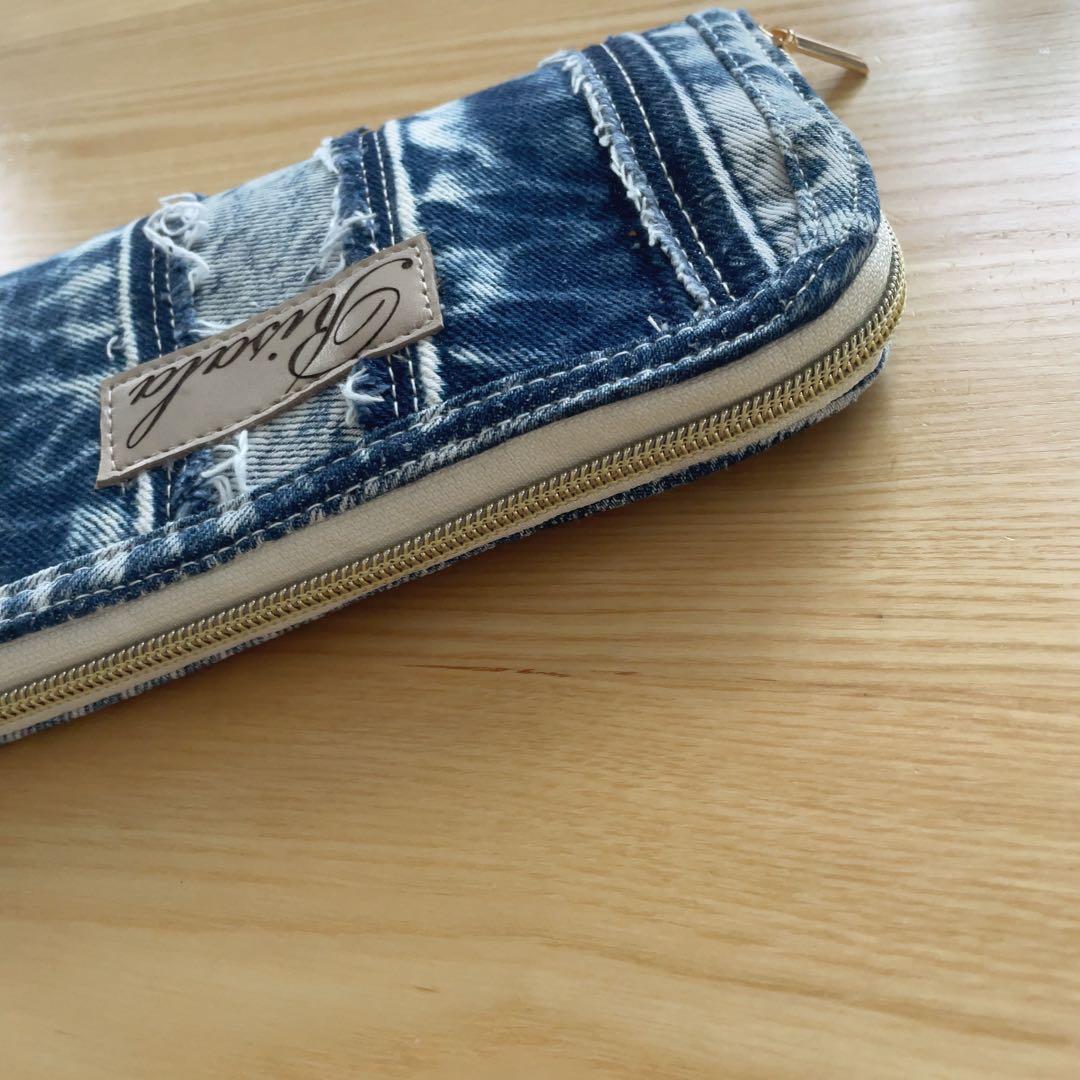 デニムリメイク 長財布