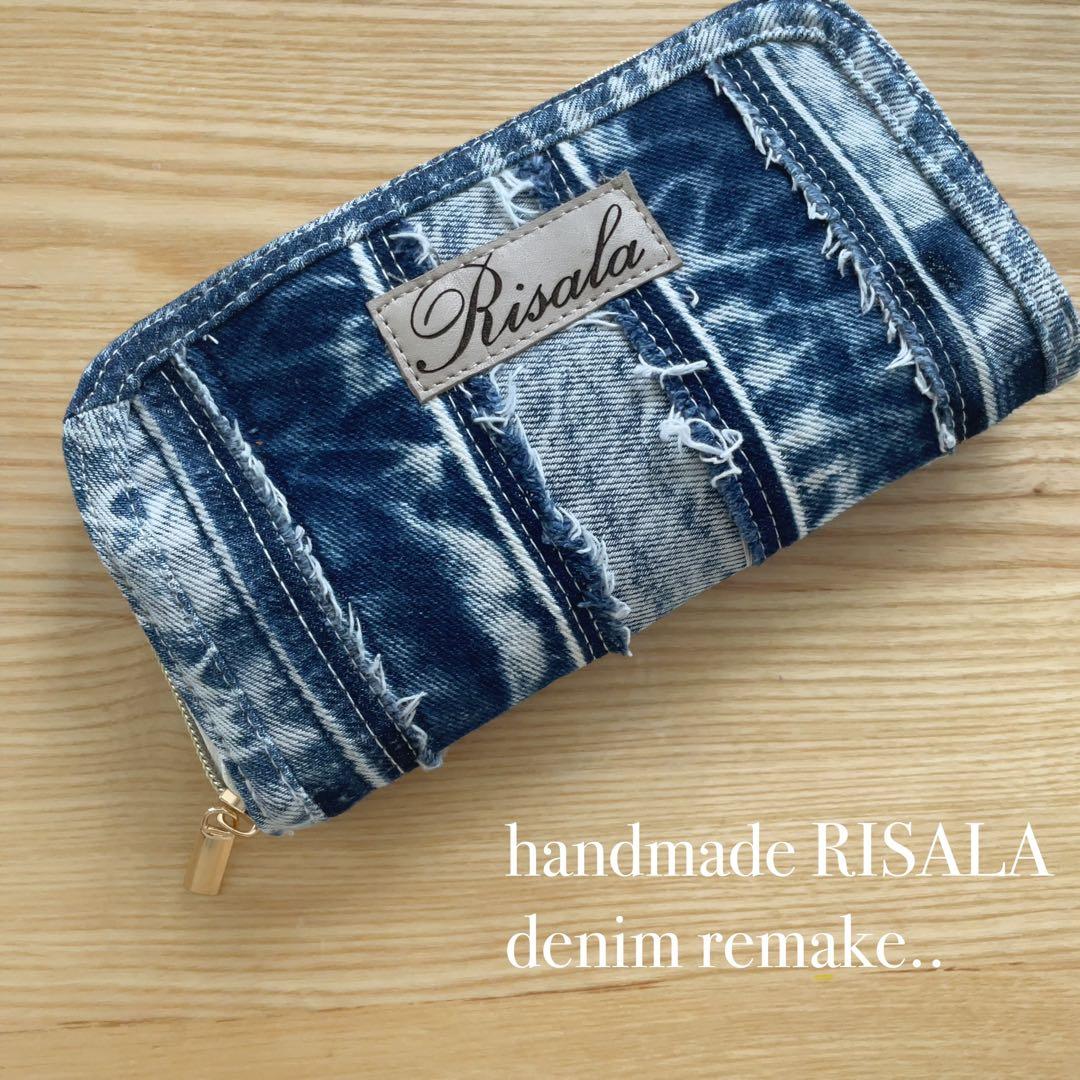 デニムリメイク 長財布
