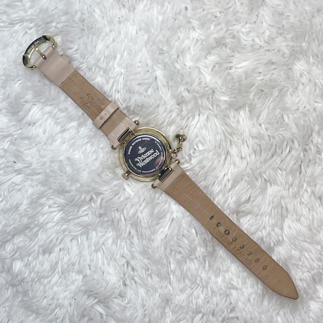 Vivienne Westwoodヴィヴィアン　ピンク時計&オーブ紫レザーセット