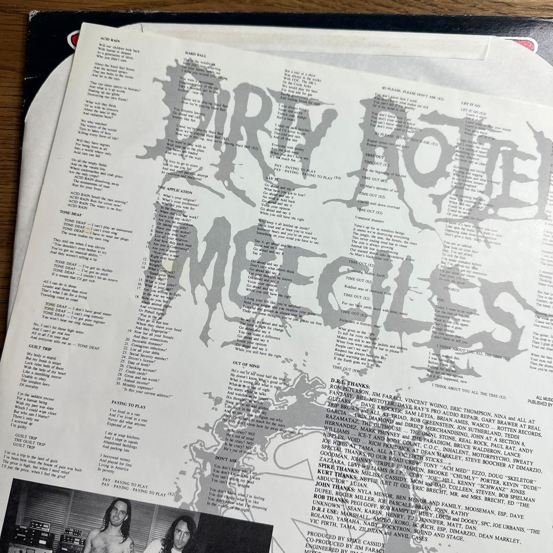 【超希少・美品】D.R.I. 『Definition』 LP