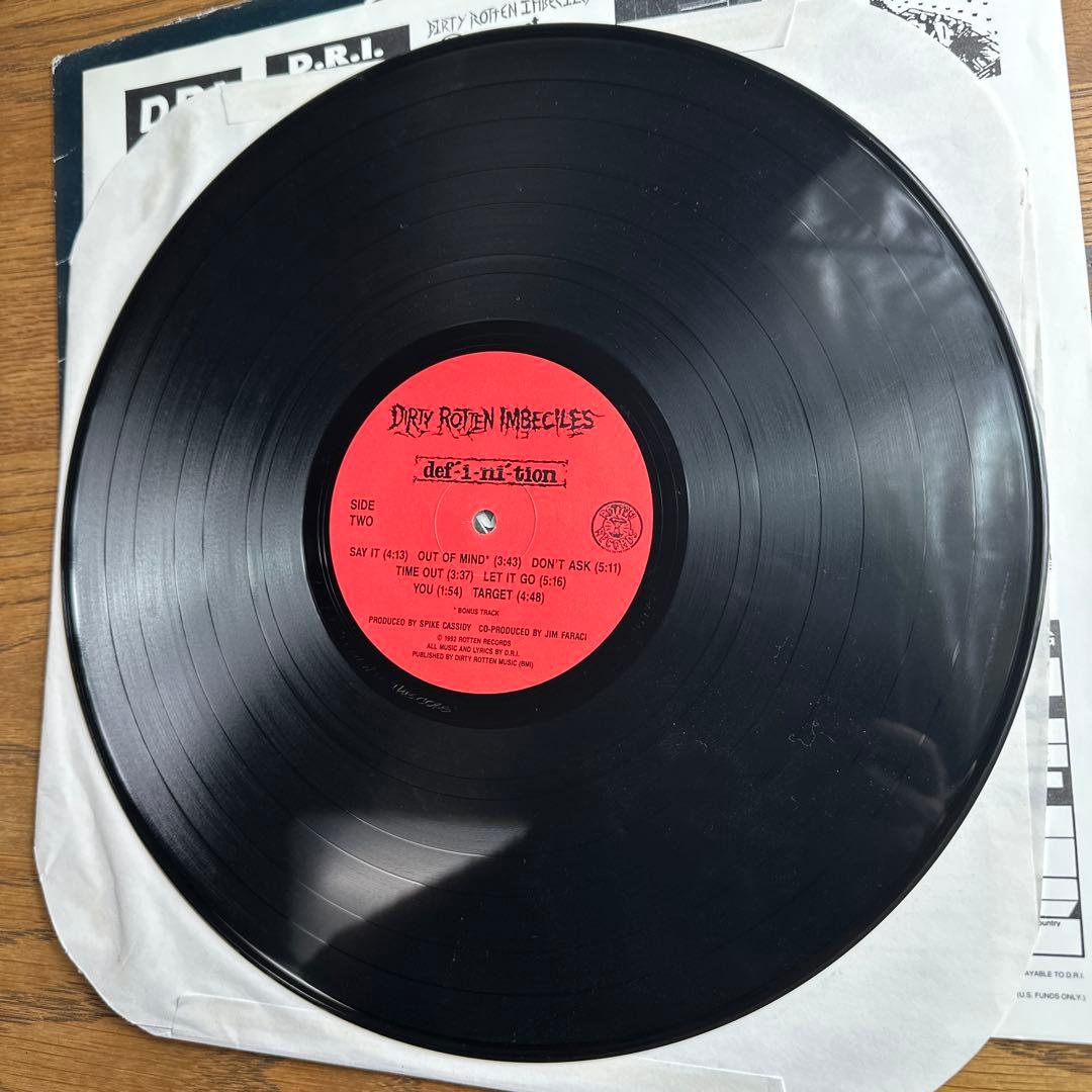【超希少・美品】D.R.I. 『Definition』 LP
