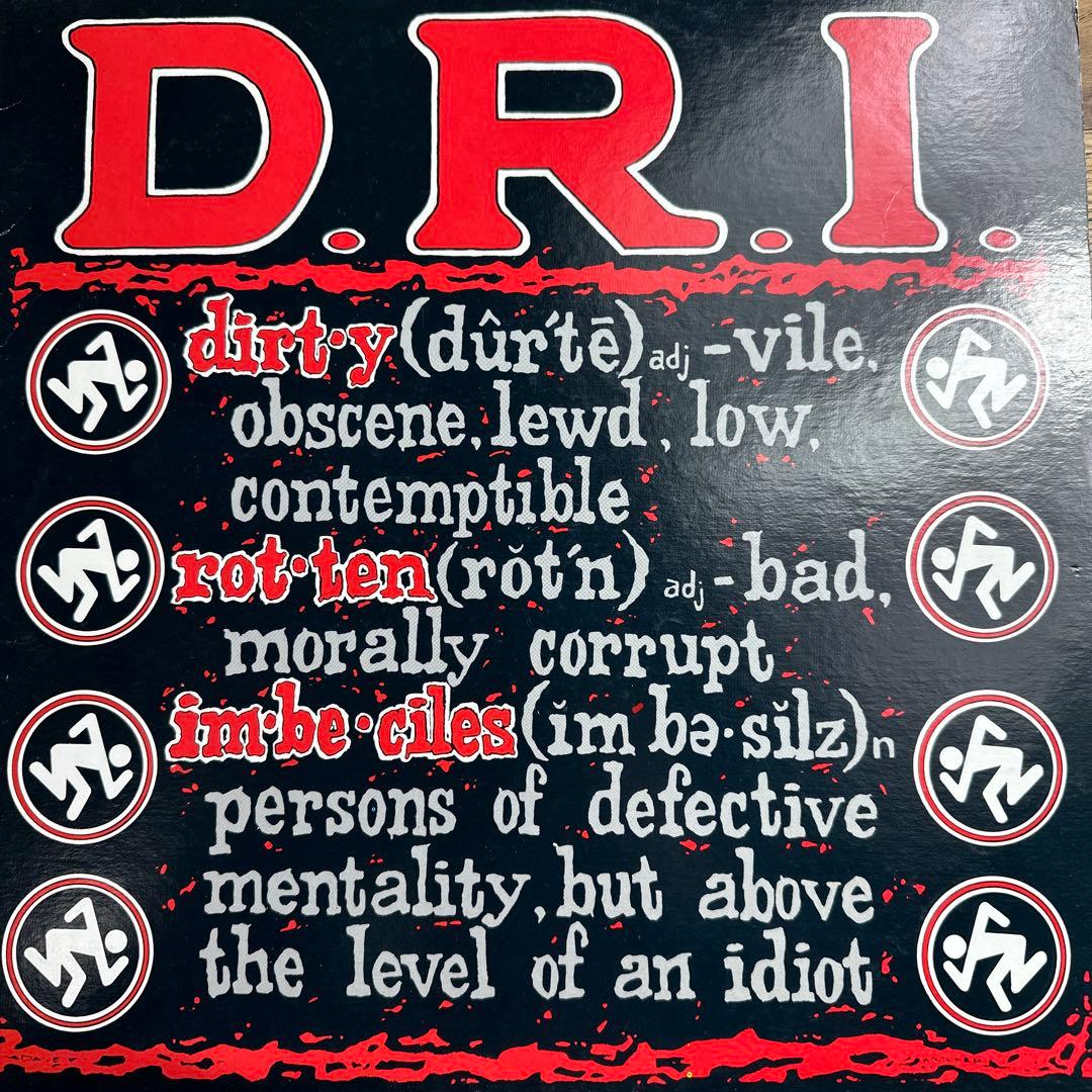 【超希少・美品】D.R.I. 『Definition』 LP