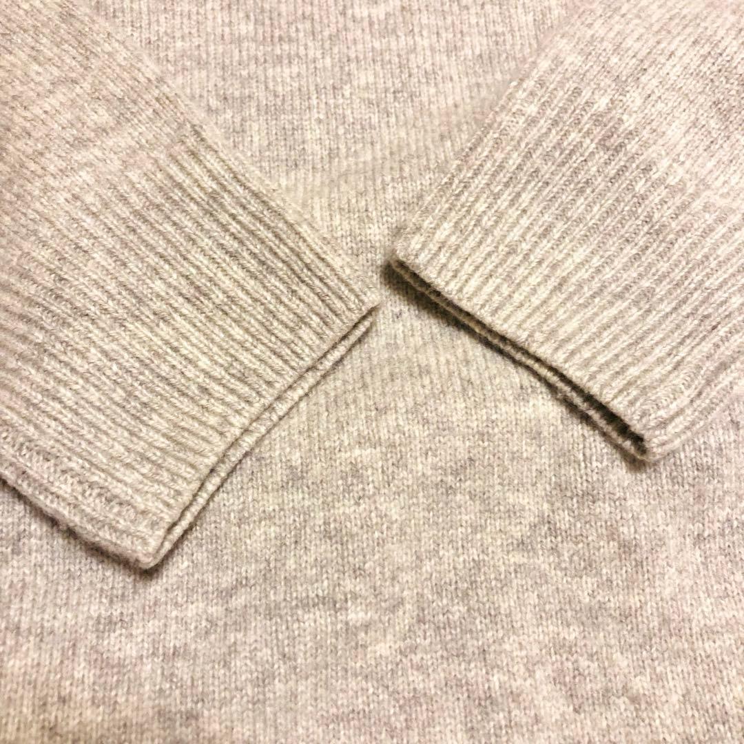 かぐれ　クルーネックニットワンピース　2023AW ライトグレー　ロング　マキシ