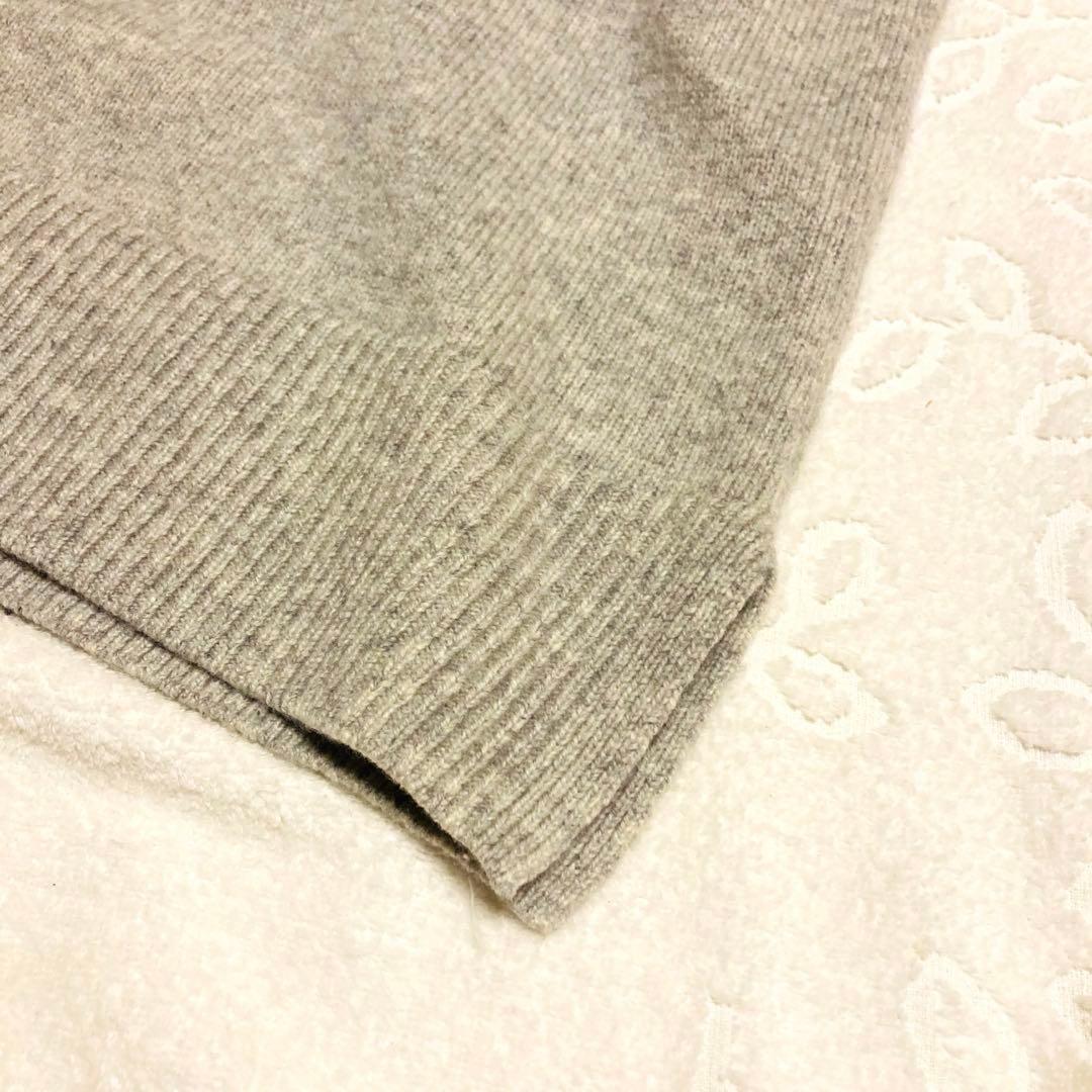 かぐれ　クルーネックニットワンピース　2023AW ライトグレー　ロング　マキシ