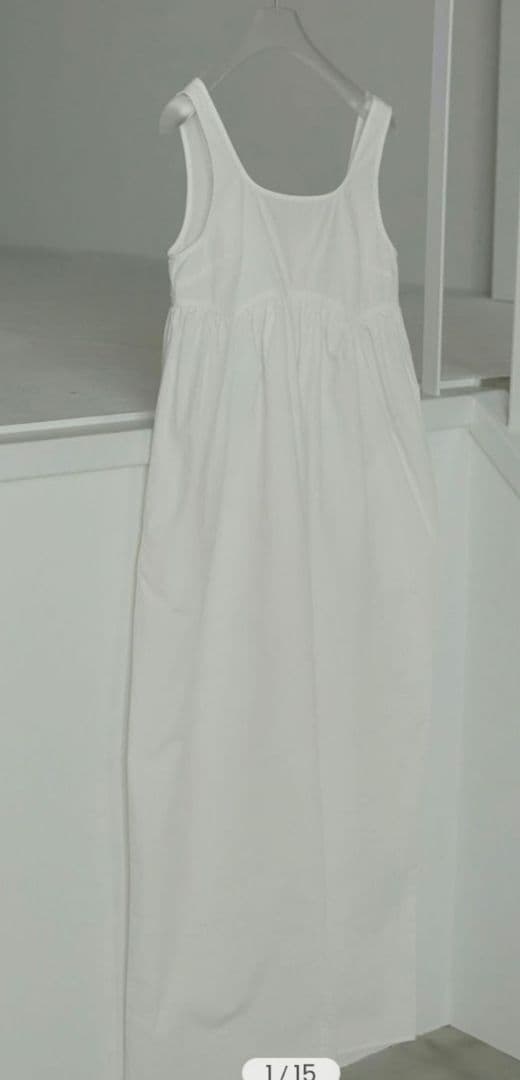 サロペット・オーバーオール・オールインワン anuke Cotton Gather Combinaison 38