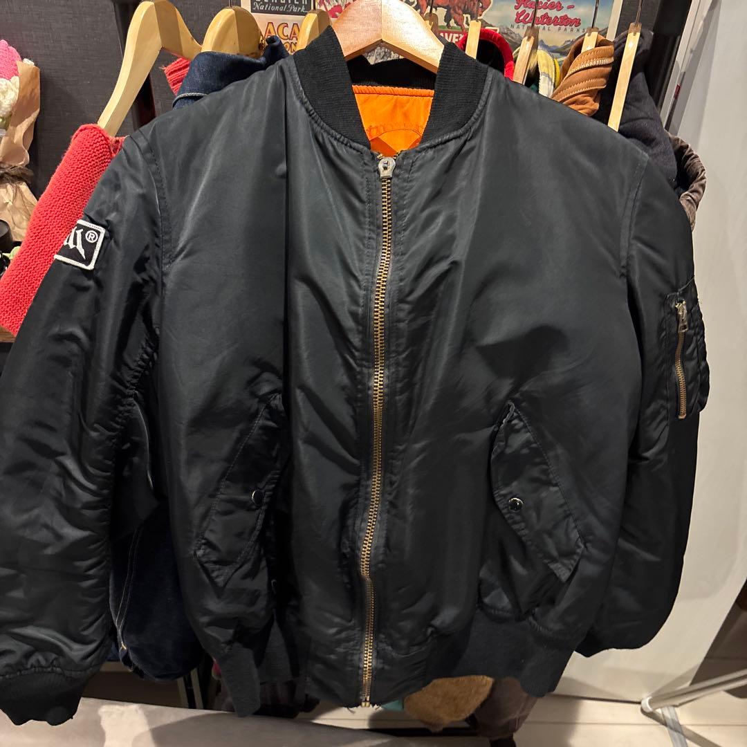 Alpha 80s USA製 MA1 リバーシブル フライトジャケット