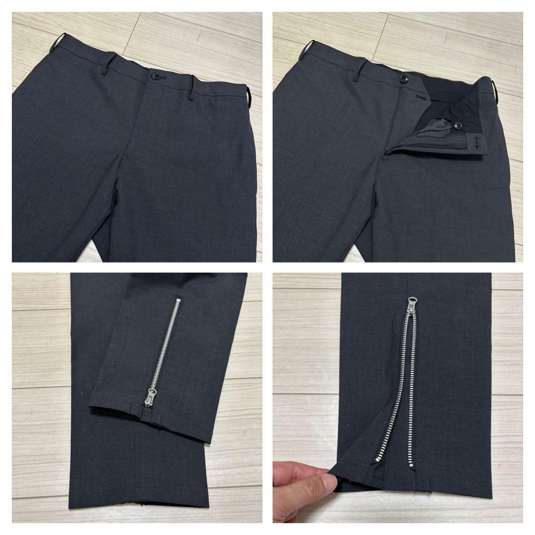 美品■CABANE de ZUCCa■セットアップ スーツ ジッパーデザイン S