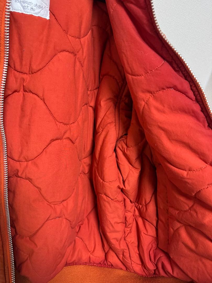 Stussy ボンバージャケット Mサイズ オレンジ