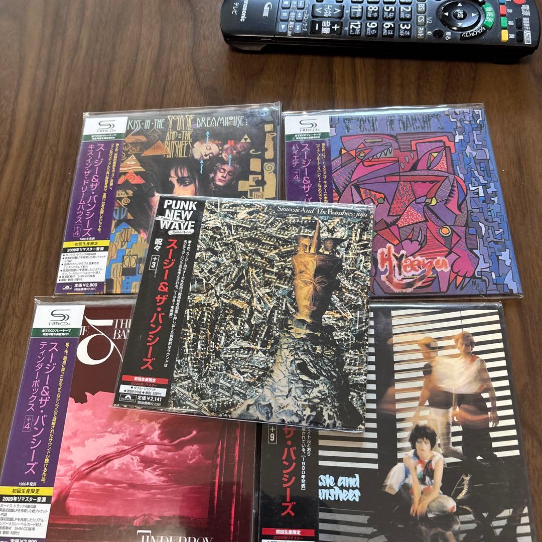 スージー&ザ・バンシーズ 紙ジャケCD5枚セット