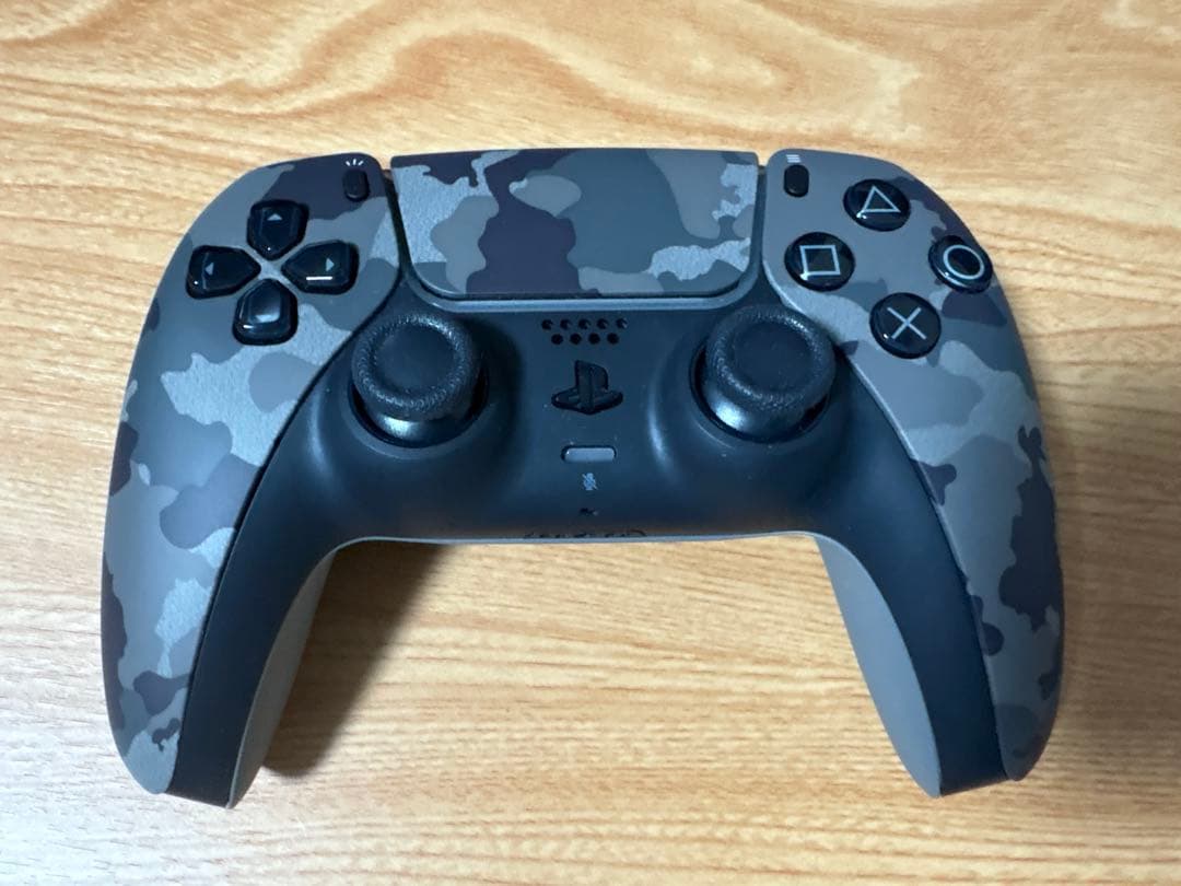 PS5 デュアルセンス ワイヤレスコントローラー グレー カモフラージュ