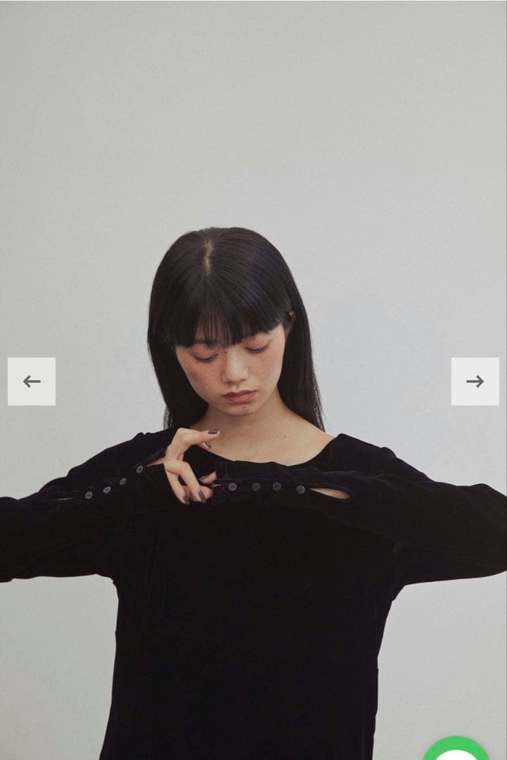 完売商品dium.Velours Back Open One Piece