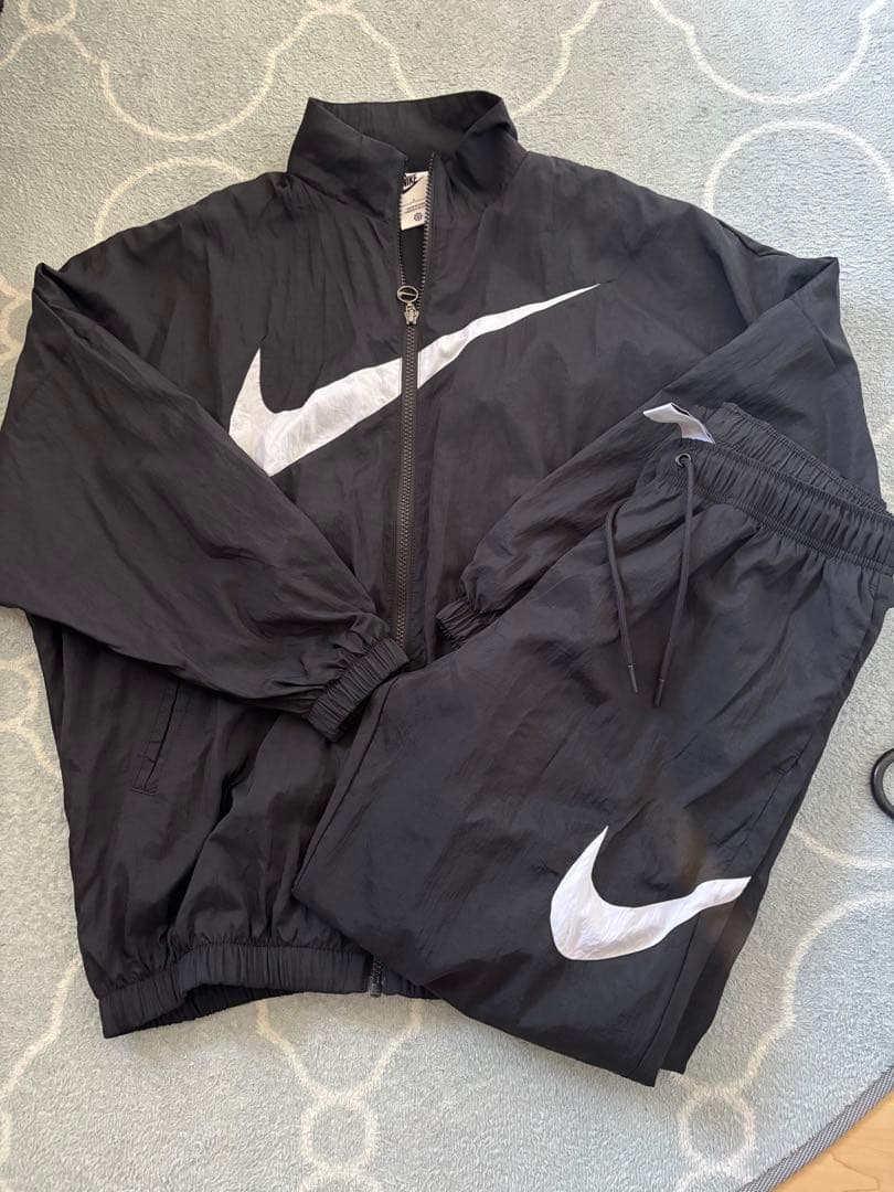 Nike 黒 ジャージ上下セット