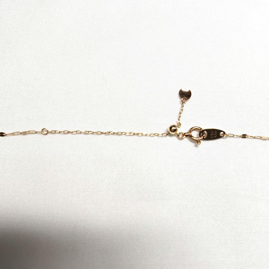 美品　ete　K10YG ペタルチェーン ネックレス