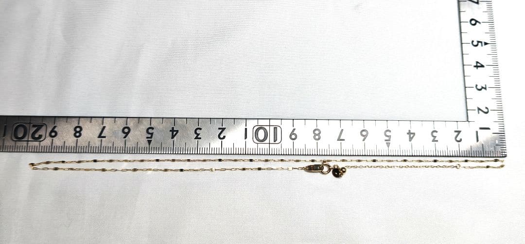 美品　ete　K10YG ペタルチェーン ネックレス