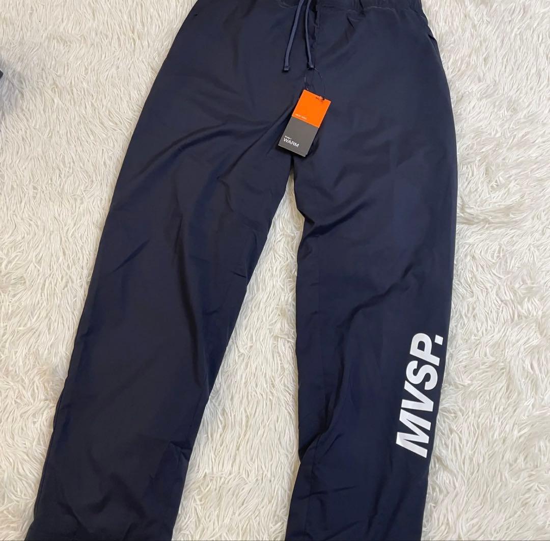 デサント　上下セット　ウインドブレーカー上下　ヒートナビ　総柄　ブルー　M