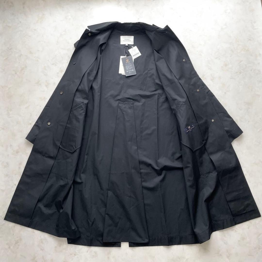 【新品 定価15万】スタジオニコルソン ステンカラーロングコート　00　S