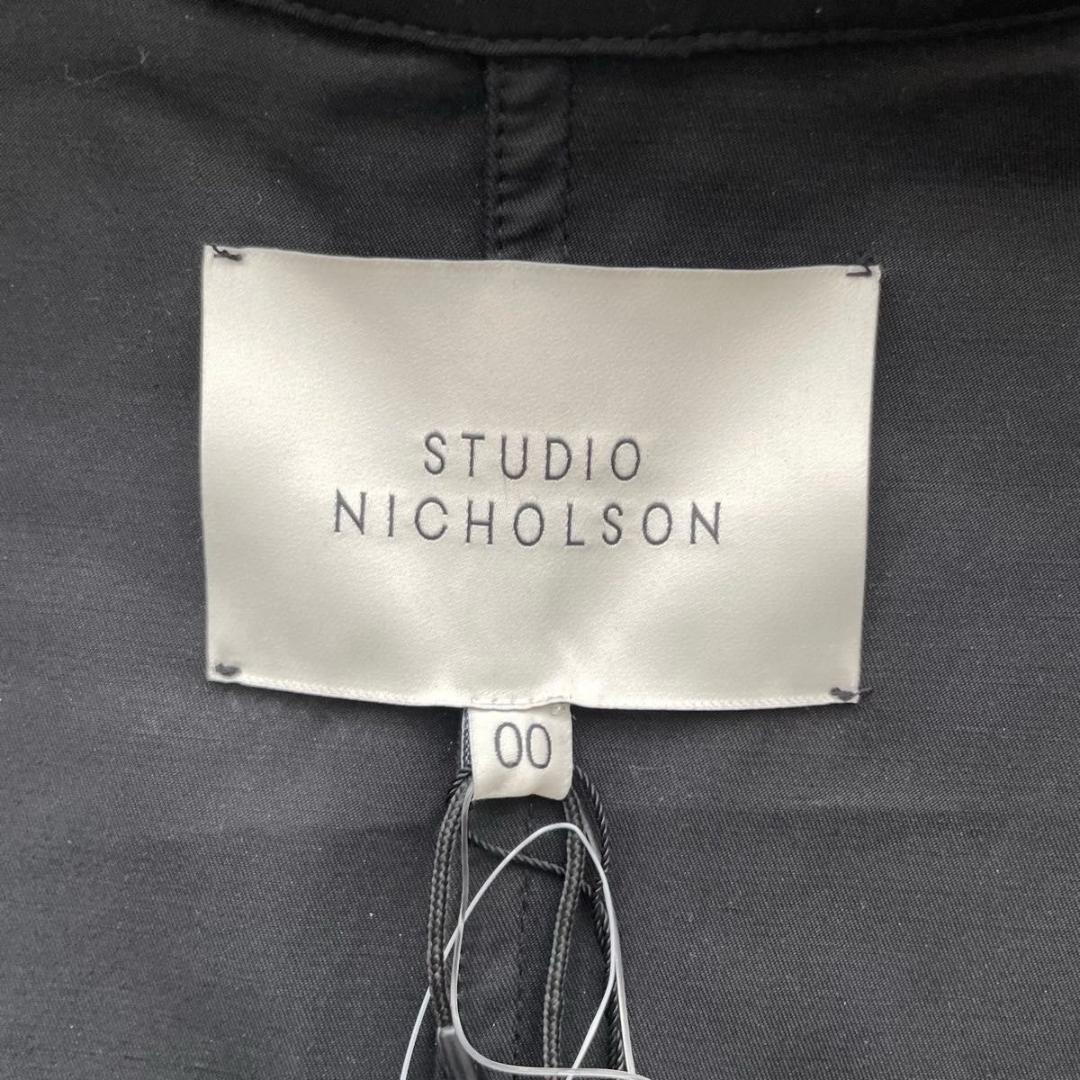 【新品 定価15万】スタジオニコルソン ステンカラーロングコート　00　S