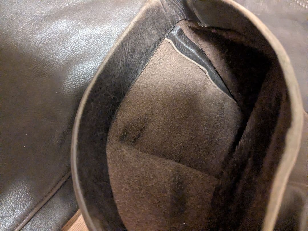 Lee ダークブラウンレザーブーツカット32