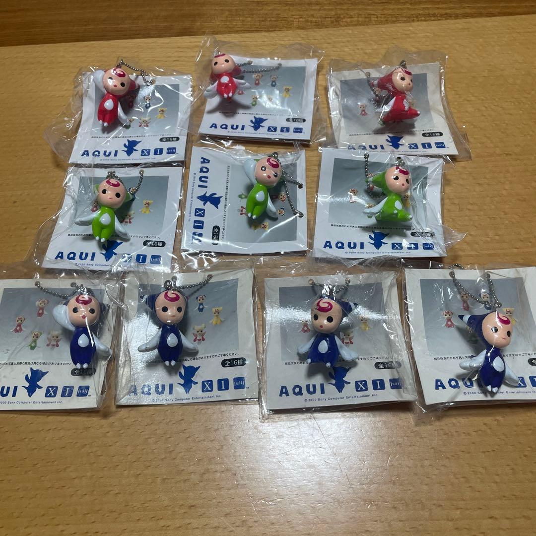 Xi AQUIちゃんキーチェーン　当時品レトロ