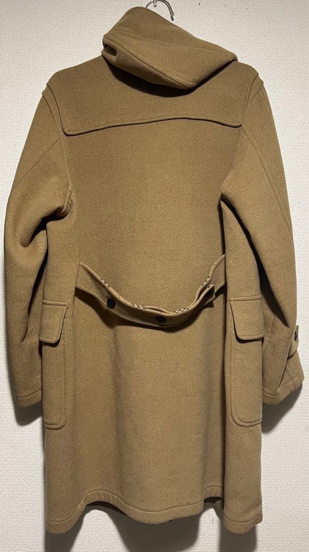 激レア バーバリーブラックレーベル ダッフルコート ノバチェック L キャメル