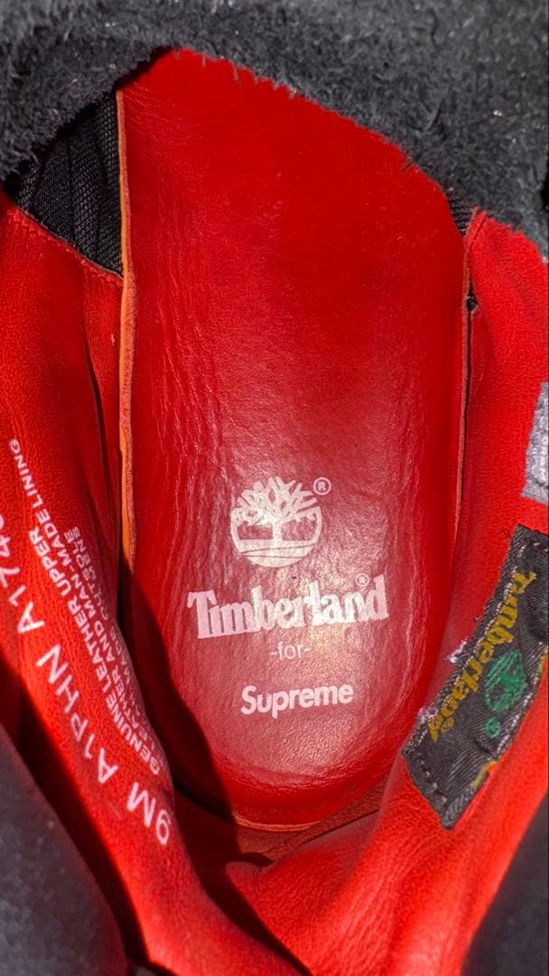 supreme ティンバーランド　17FW 星条旗　美品　27センチ