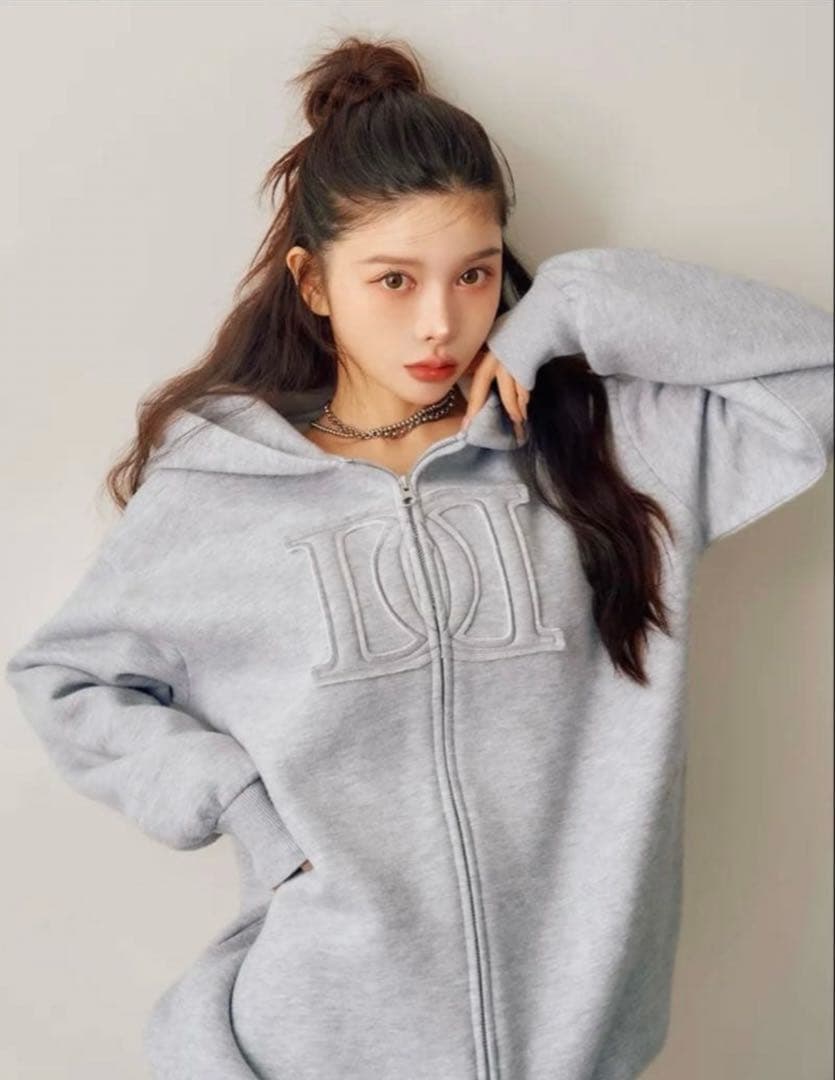 ダーリッチ♡アップリケDDロゴパーカー