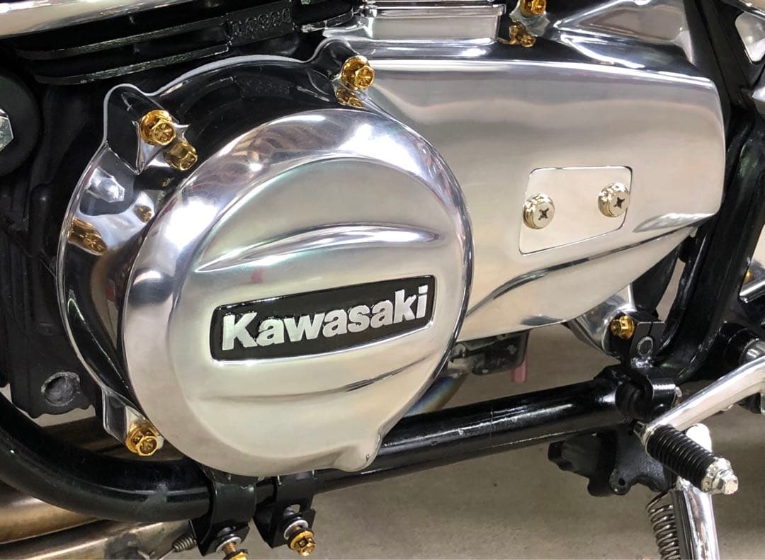 ゼファー400 ゼファーχ ポイントカバー＆ジェネレーターカバー バフ掛け鏡面