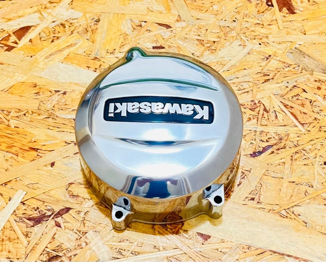 ゼファー400 ゼファーχ ポイントカバー＆ジェネレーターカバー バフ掛け鏡面