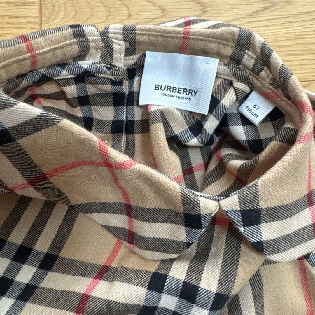 バーバリーワンピース　ヴィンテージチェック　116㌢