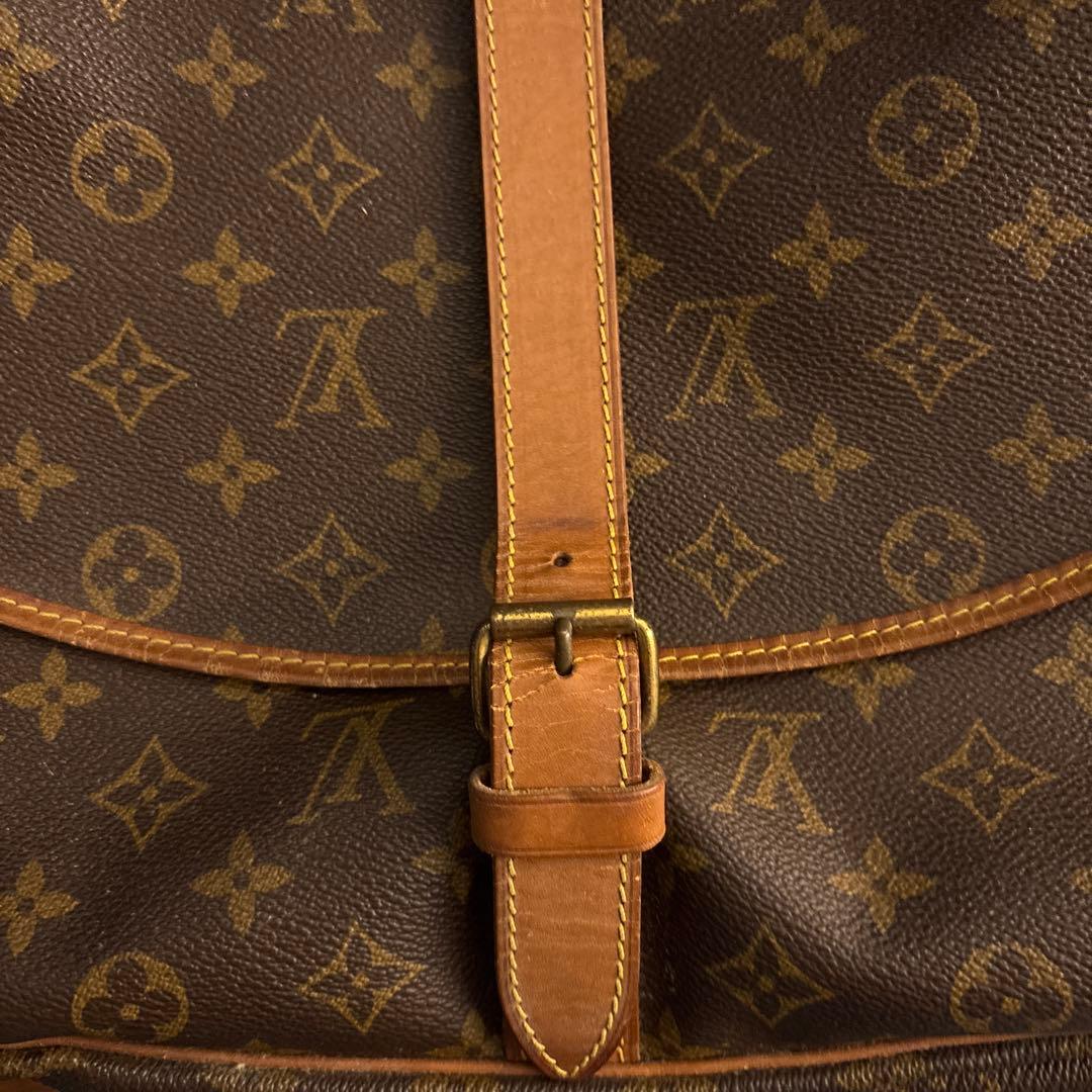 LOUIS VUITTON ソミュール 35 ショルダーバッグ モノグラム