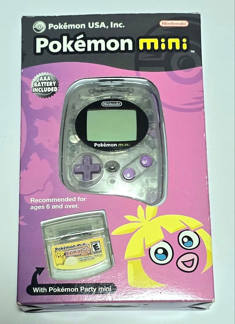 ポケモンミニ　Pokémon mini USA 英語版　パープル