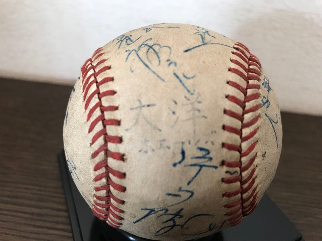 希少！★昭和25年 大洋ホエールズ創設年の選手サインボール◆ 横浜DNA