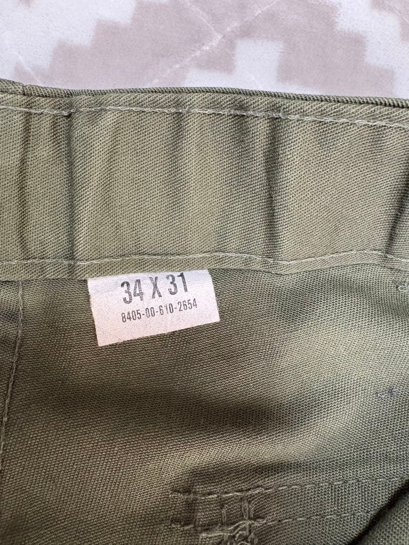 80sヴィンテージUSミリタリーベイカーパンツ美品