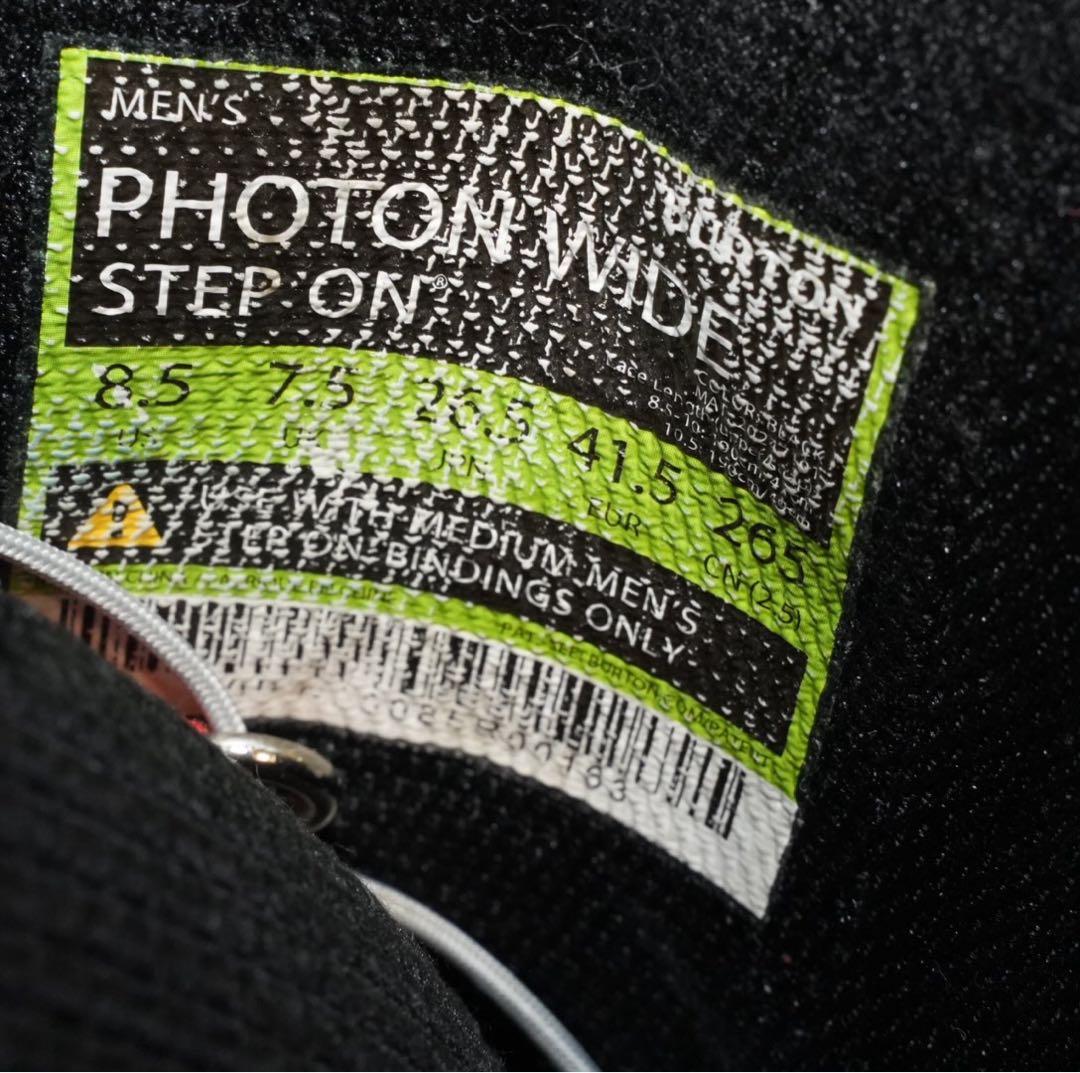 【人気】BURTON Photon Wide Step On 26.5cm