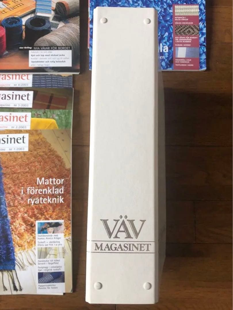 VÄV MAGASINET 雑誌 1999年-2003年　4冊ずつ　ファイル付き